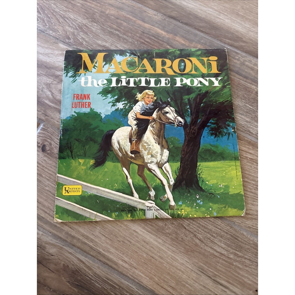 FRANK LUTHER: macaroni‎ the little pony UA 12" LP 33 RPM